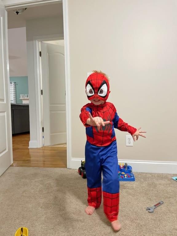 Toddler Peter Parker Spider-Man Halloween Costume - Marvel Spidey & His ...