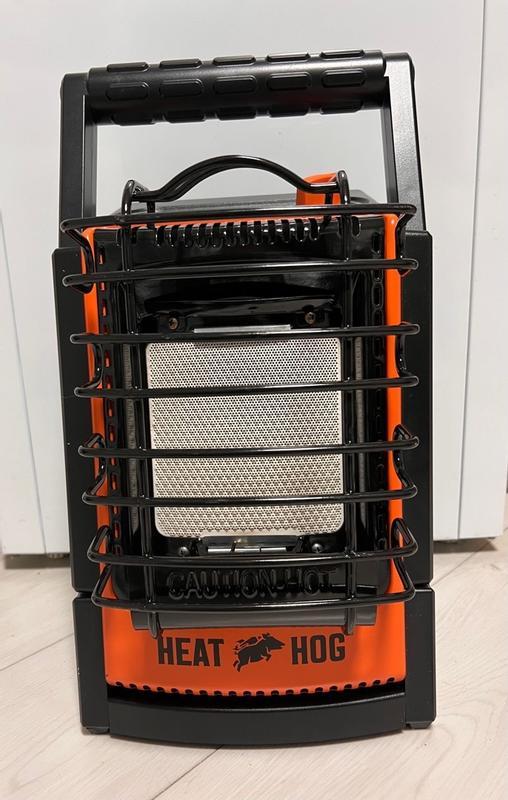 Heat Hog, Indoor/Outdoor Propane Portable Space Heater, Heat Type Radiant,  Heat Output 9000 Btu/hour, Heating Capability 225 ft², Model# HH-09SLN-A