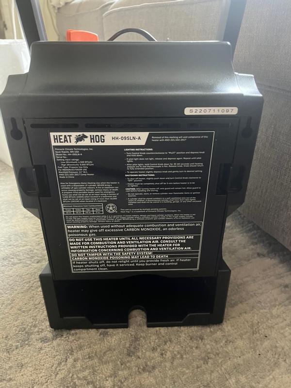 Heat Hog® HH-09SLN-A - 9000 BTU LP Portable Heater 