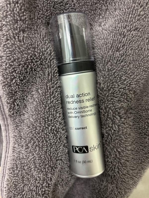 Customer photo for "Short term redness reduction"