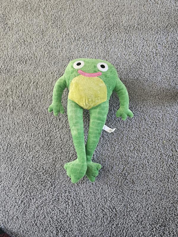 Leaps & Bounds Plush Long-Limbed Frog Dog Toy, X-Large