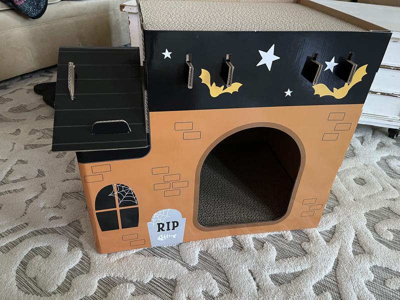 Target Is Selling Haunted House Cat Scratchers So They Can Get In On All  The Spooky Fun