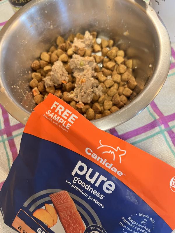 Canidae dog food outlet samples