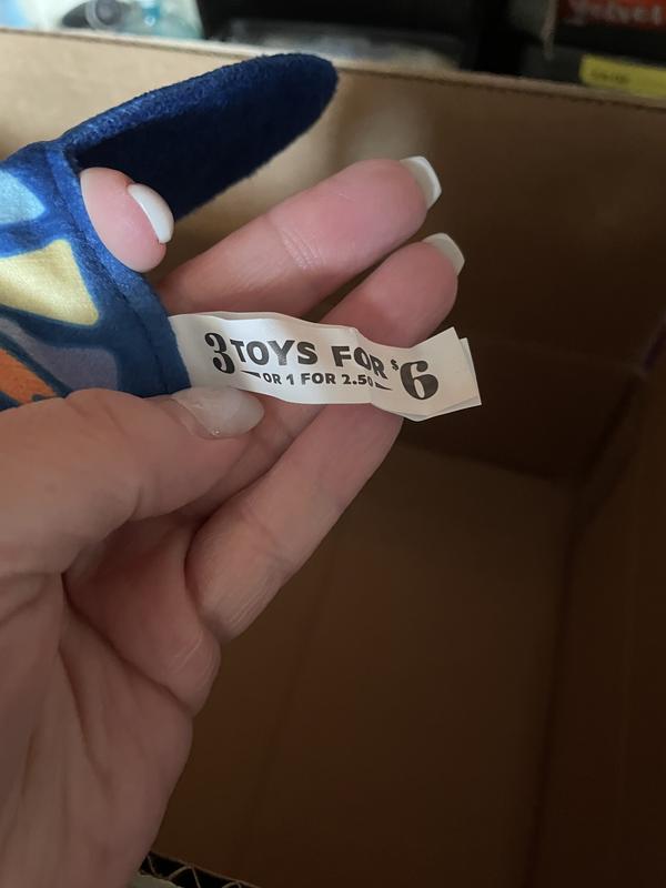 The tag is huge