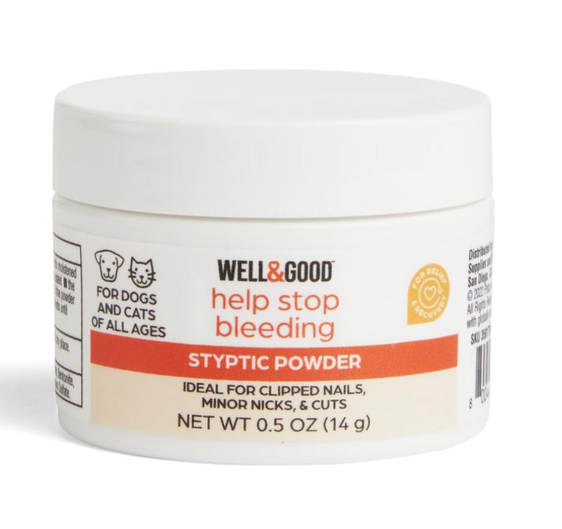 Well Good Dog Cat Styptic Powder 0.5 oz. Petco