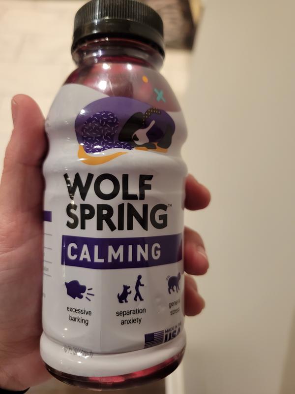 Wolf Spring Calming Food Topper 12 Pack - Dog Anxiety Relief - Calming Treats for Dogs - Natural Food Topper Dog Calming Treats for Anxiety - Reduce