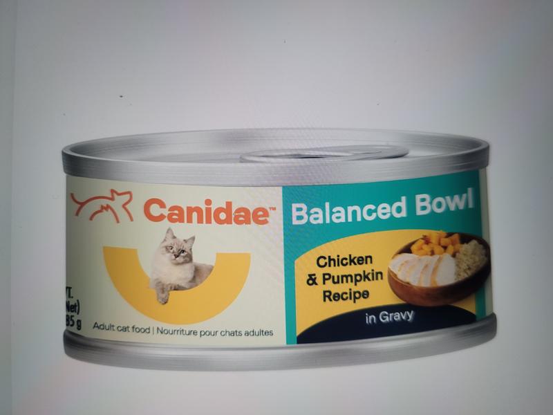 Canidae Balanced Bowl Chicken Pumpkin Recipe Wet Cat Food 3 oz