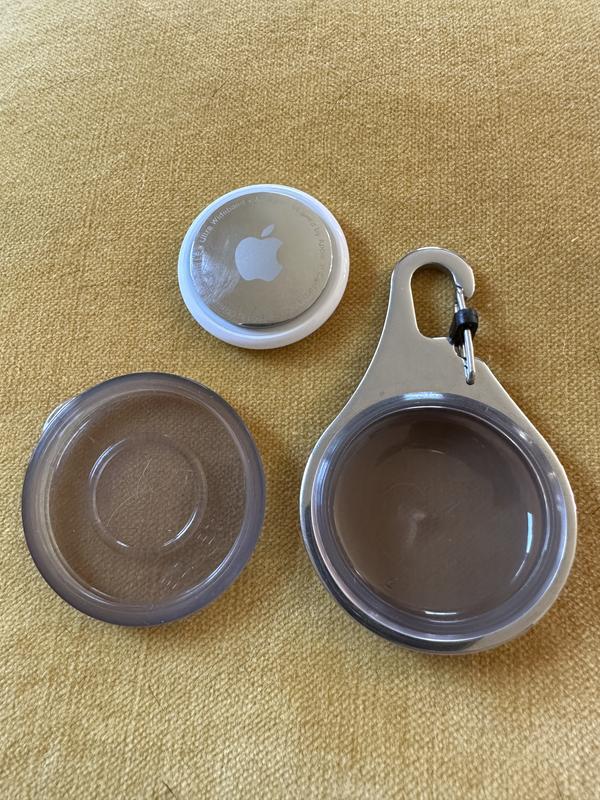 AirTag fits securely inside