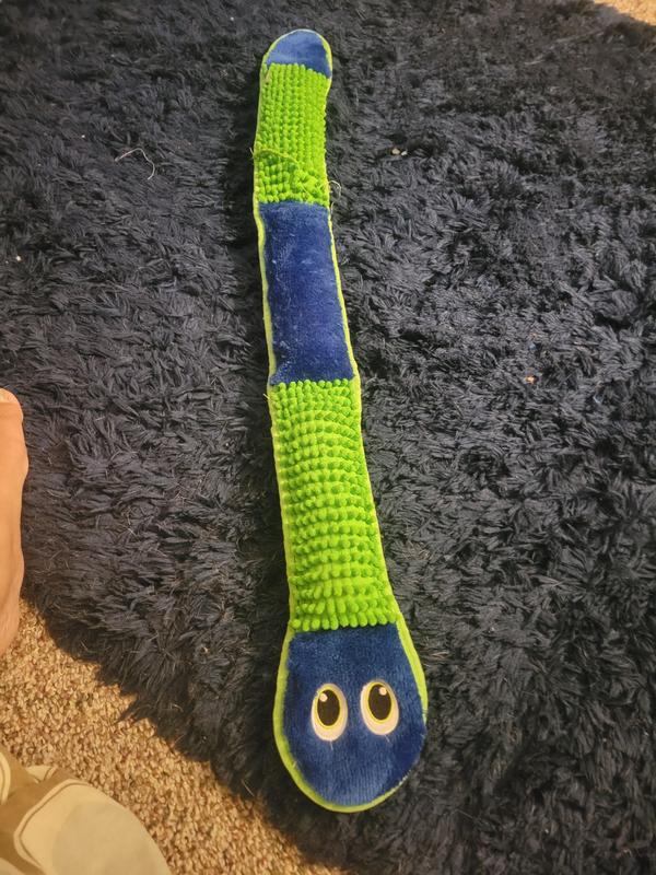 Invincibles Green Snake Plush Dog Toy, Green, XXL