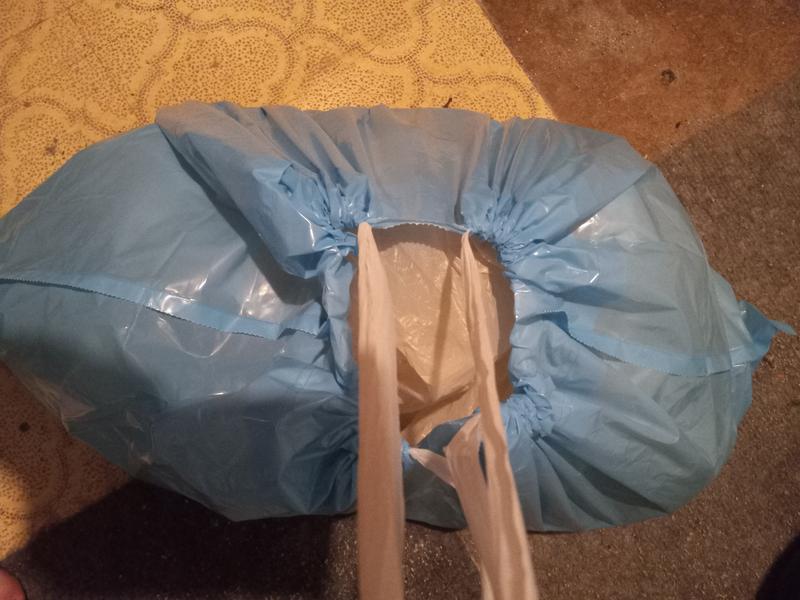 Very strong with drawstring.