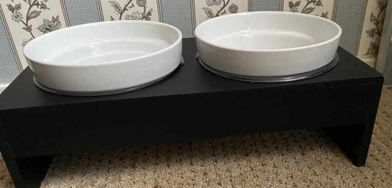 Harmony elevated dog bowl hotsell double diner