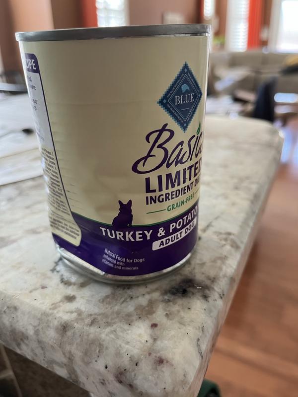 Blue basics canned dog clearance food