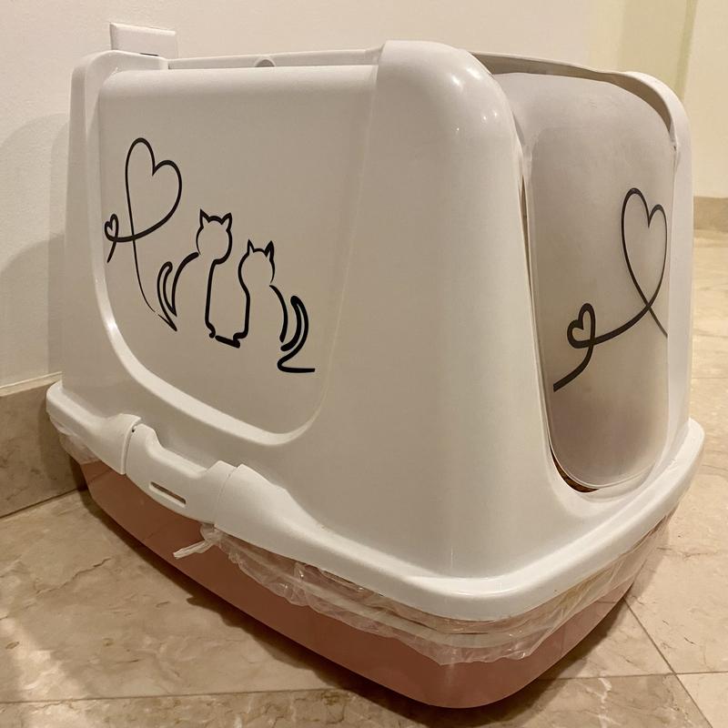 So Phresh Lovey Dovey Cat Litter Box Privacy Hood Large Petco