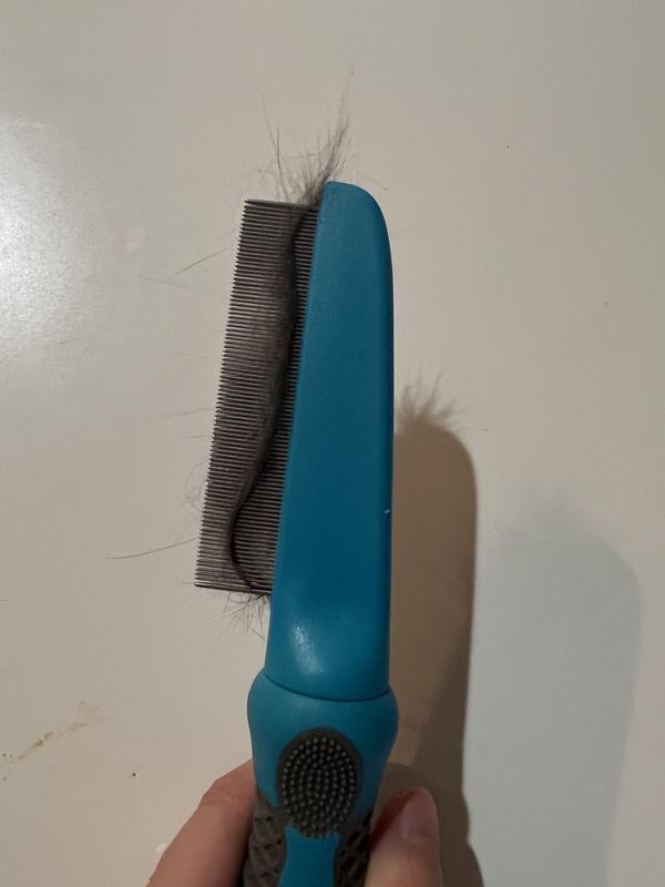 Double row flea on sale comb