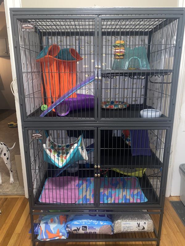 Midwest Ferret Nation Double Unit with Stand Ferret Cage, 36