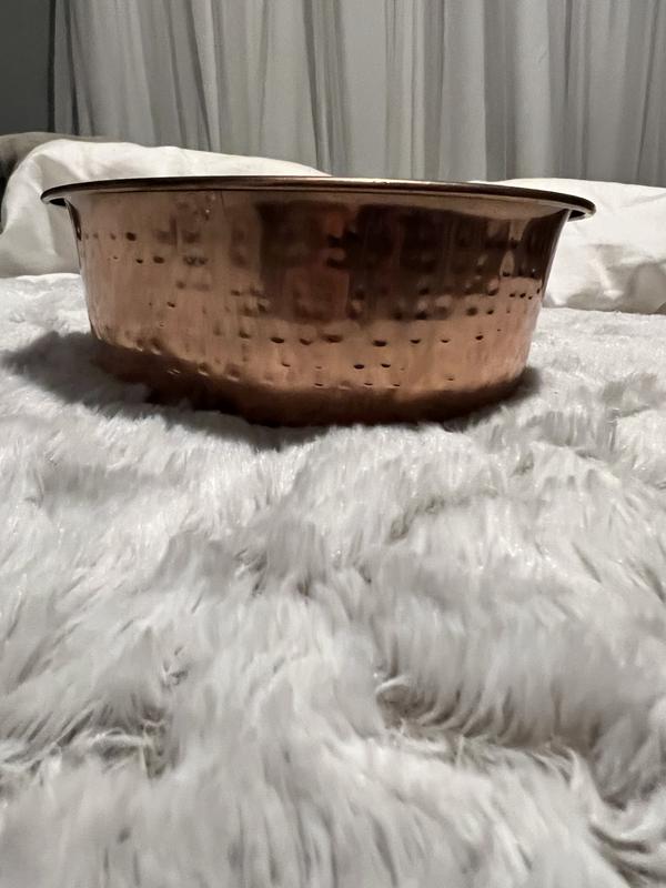 Copper Plated Water Pet Bowl 32 oz. by CooperPet Copper