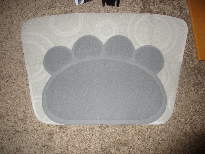 Petmate, Corner Litter Mat, Gray