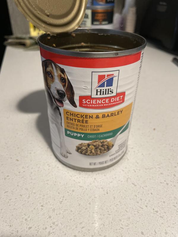 Hill's science diet puppy chicken & barley entree canned dog food best sale