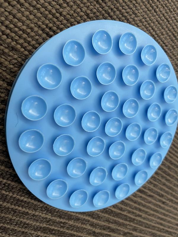 TARVOS Round Silicone Dog Licking Mat, 0.58 L X 0.12 W X 0.57 H