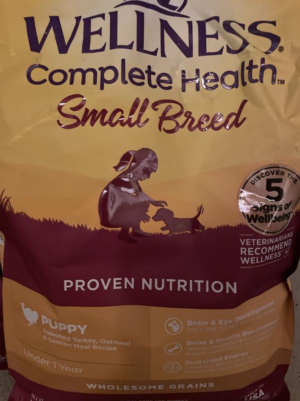 Wellness dog food small breed puppy sales