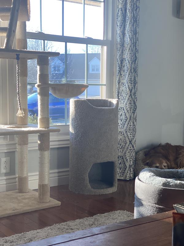You Me Daydream Duplex Double Cat Condo With Toy 28 H Petco
