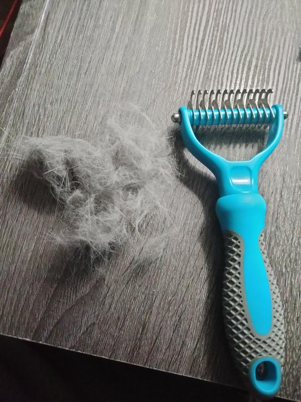 Well & Good Prostyle Dual-Sided Shedding Rake for Dogs