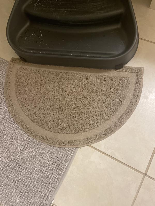 So Phresh Tan HalfMoon Litter Mat & Trapper 23.5"x14"