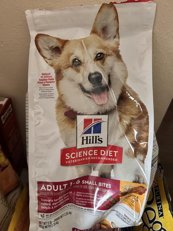 Hill's science diet adult light small bites outlet with chicken meal & barley dry dog food