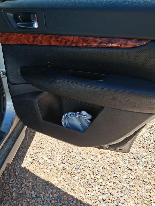 Fits in car door pocket