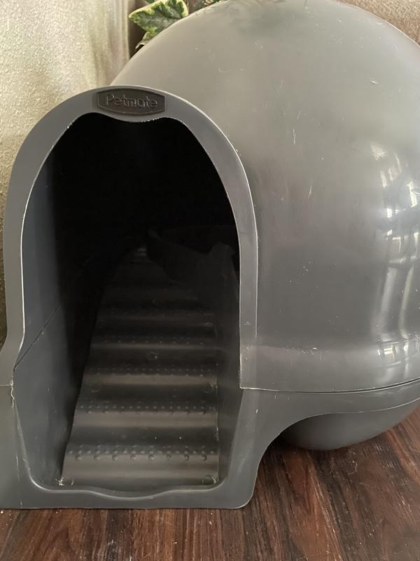 Booda Clean Step Litter Box in Dark Grey Petco