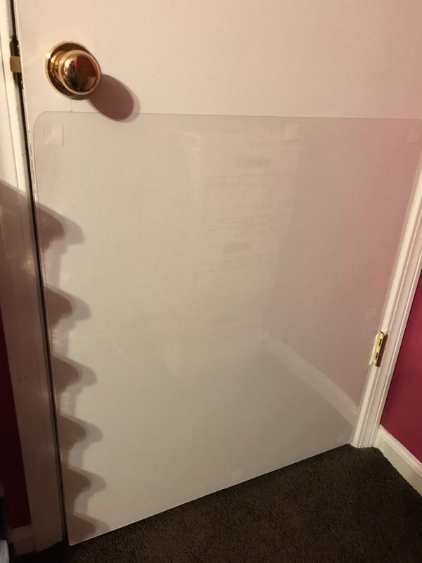 Cardinal Gates Clear Plastic Door Shield Scratch Protector from Petco