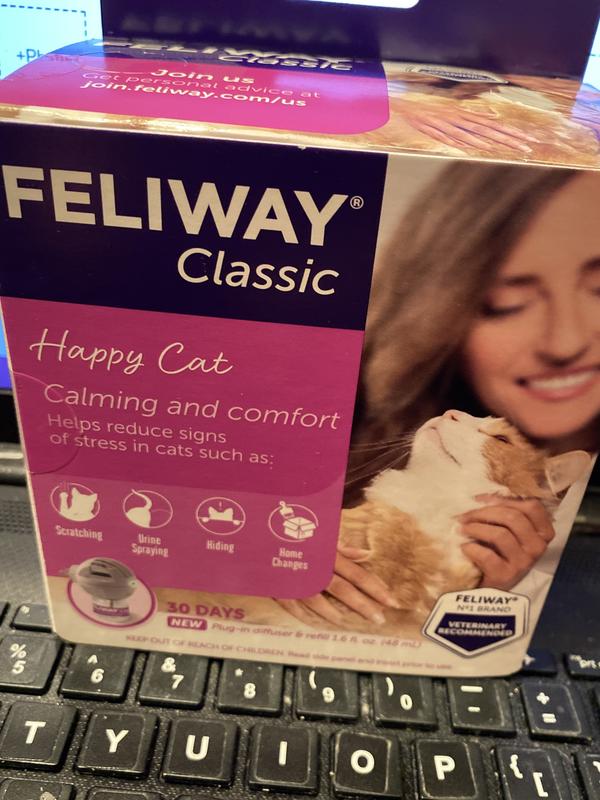 Feliway Classic 30 Day Starter Kit Diffuseur Apaisant pour Chats