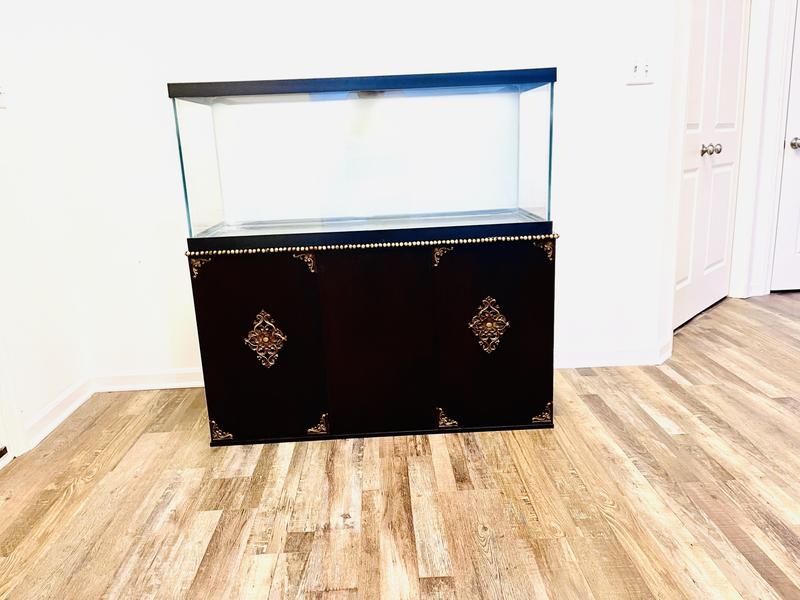 75-90 Gallon Fish Tank Stand With Cabinet, Heavy Duty Metal Large Aquarium  Stand For Accessories Storage, 1000+ Lbs Capacity, 58.9x19.7x32.6 H