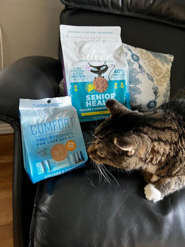 Tiki Cat Silver Comfort Chicken & Chicken Liver Wet Recipe for Cats, 0.
