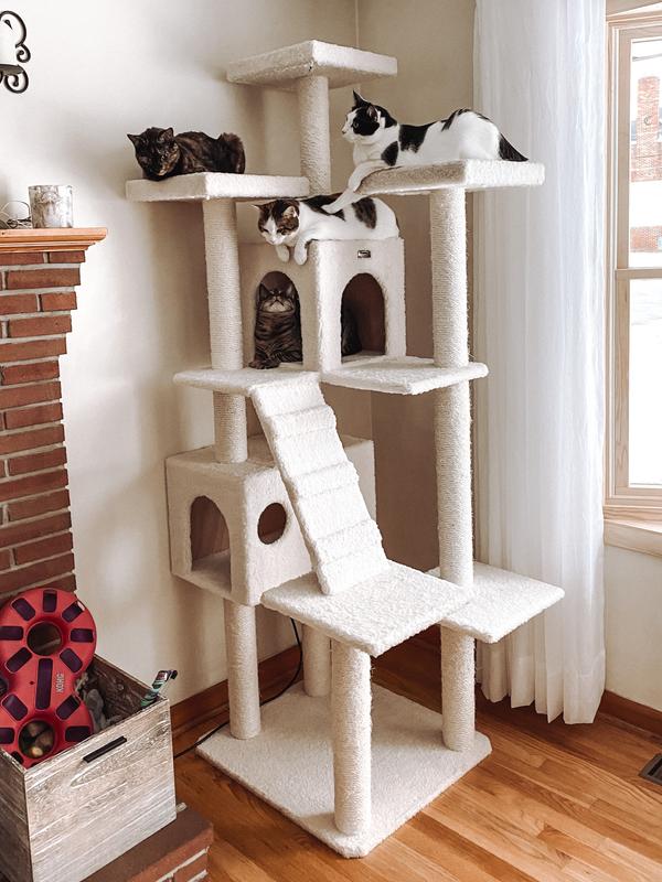 Armarkat Classic Model B7701 Real Wood Cat Tree, 77