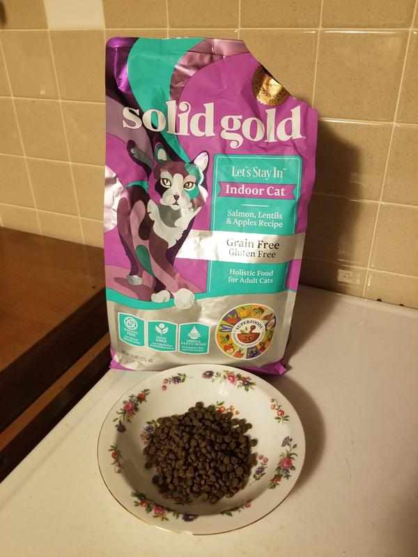 Solid Gold Salmon, Lentils & Apples "Indoor Cat"