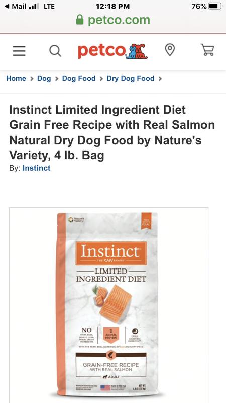 Instinct Limited Ingredient Diet Grain Free Recipe with Real