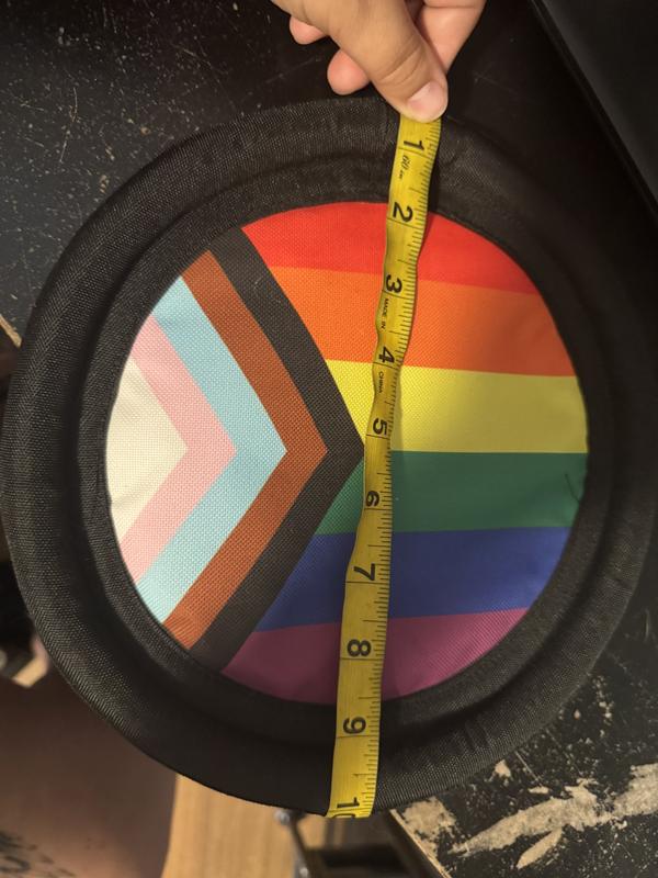 10” across