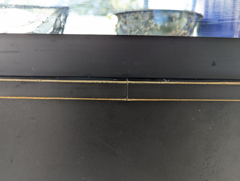 Seam of top of tank
