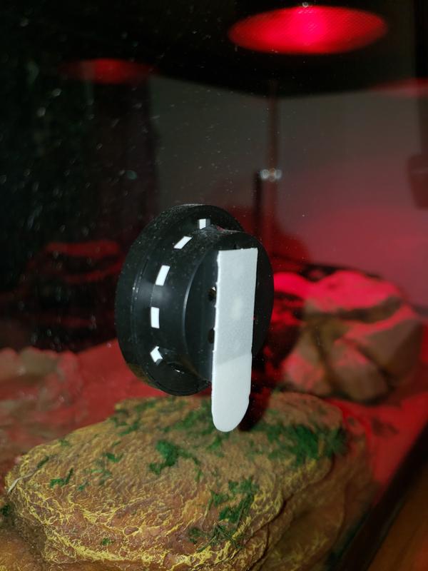 I used a Command strip to attach.