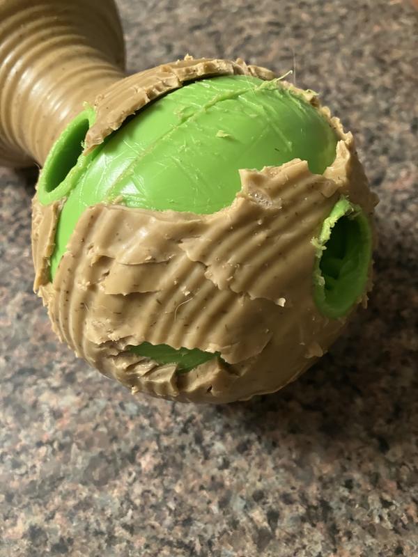 KONG Treat Dispenser Bamboo Feeder Ball Dog Toy, Medium, Petco