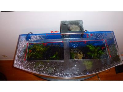 seaclear bowfront aquarium combo