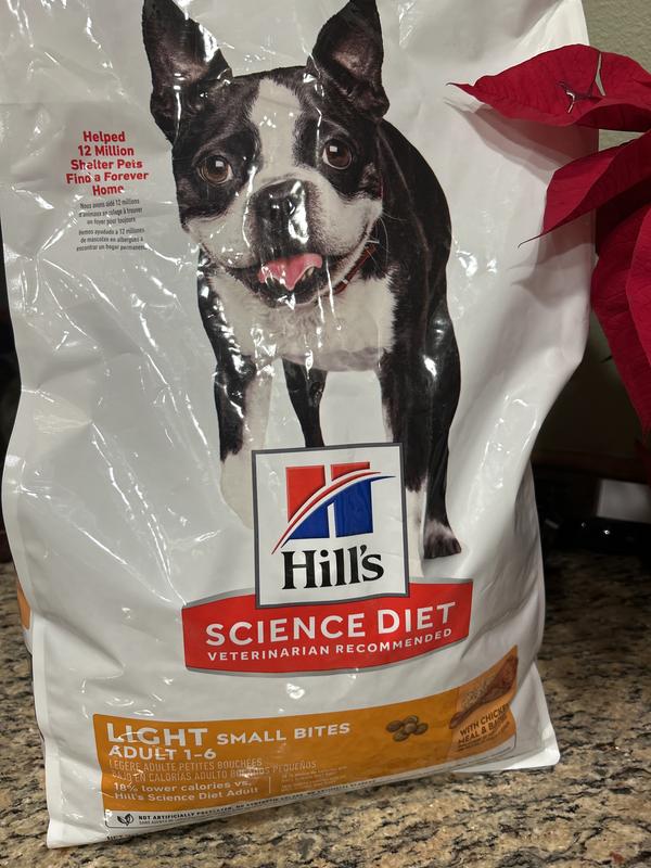 Science diet dog clearance food light small bites