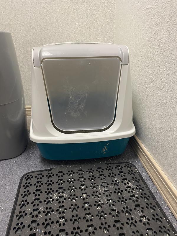 So Phresh Flip Top Cat Litter Box Hood with Odor Filter & Door