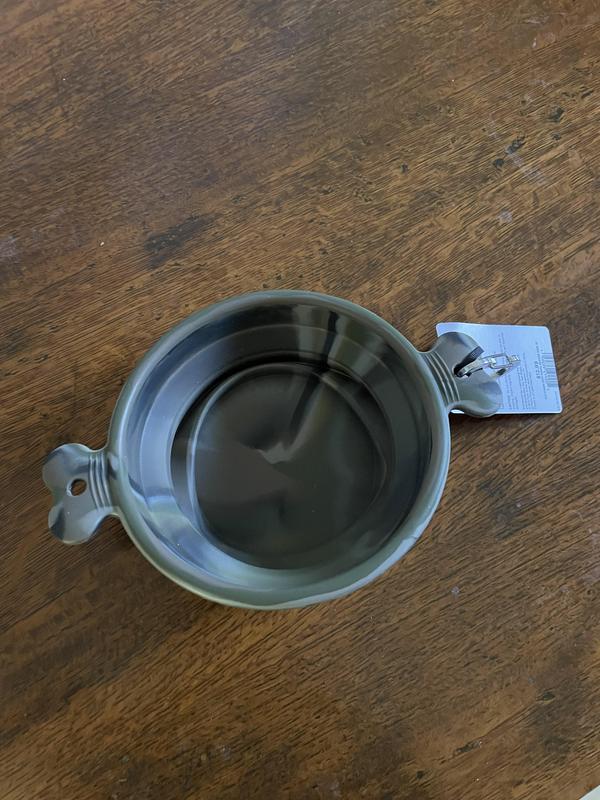 Cute collapsible dog bowl