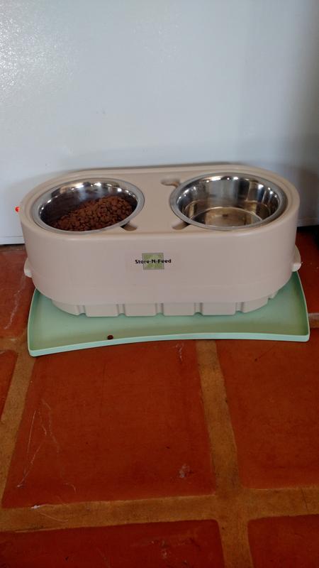 my dobernans new feeder