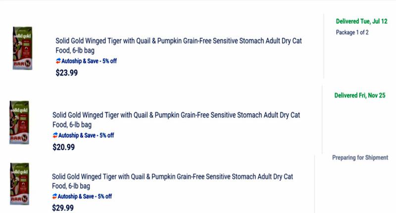 Solid Gold Winged Tiger Quail Pumpkin Holistic Grain Free Dry