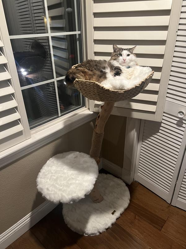 Mau Lifestyle White Uni Cat Tree, 43