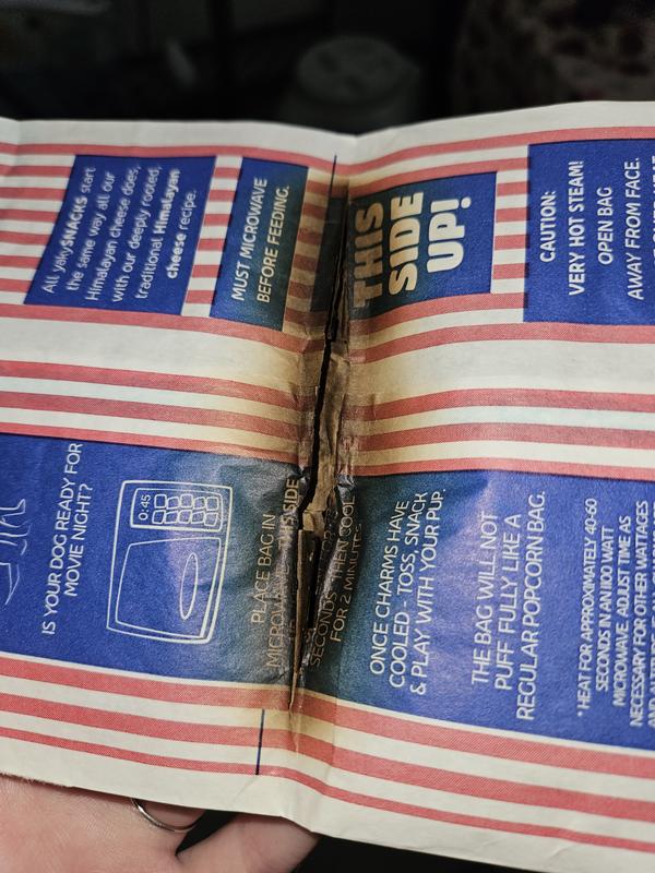 a small fire in my microwave