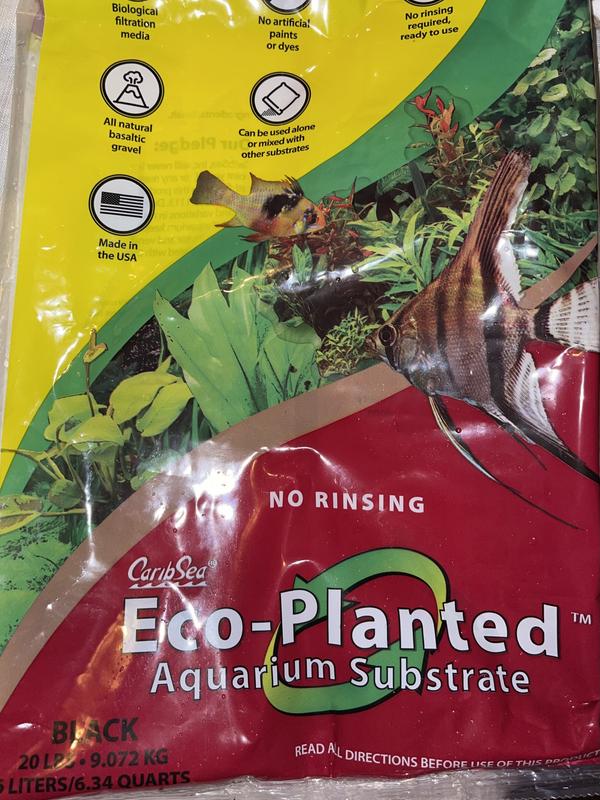 Eco complete planted shop black aquarium substrate